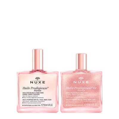 Dry and Shimmering Oil Duo Huile Prodigieuse® Floral & Floral Gold